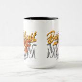 野球パーソナライズされたMoMコーヒーマグ マグカップ (中央)