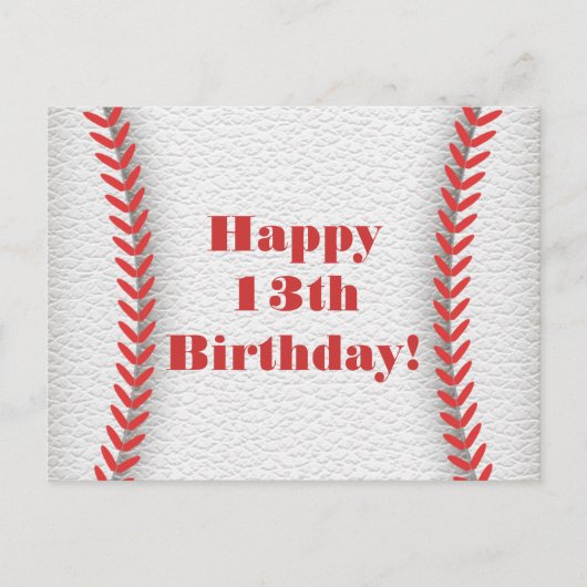 野球パーティーはがき ポストカード (正面)