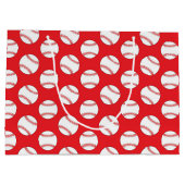 野球パーティースポーツ大抱き枕 ラージペーパーバッグ (裏面)