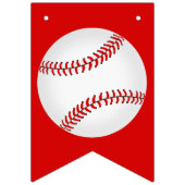 野球パーティー バンティングフラッグ (第3の旗)