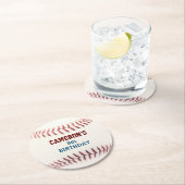 野球パーティー ラウンドペーパーコースター (インサイチュ)