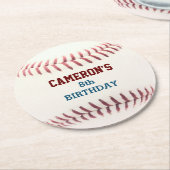 野球パーティー ラウンドペーパーコースター (アングル)