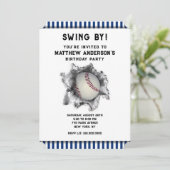 野球パーティー 招待状 (スタンド正面)