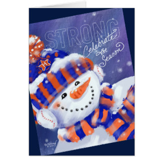 野球ヒューストン2017のチャンピオンのクリスマスカードシリーズ