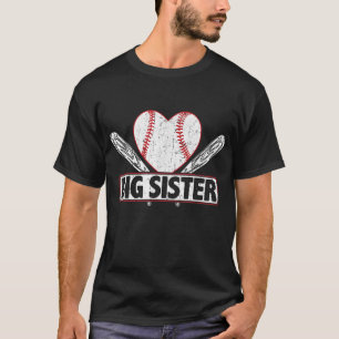 野球ビッグシスターマッチファミリーソフトボールベースズ Tシャツ
