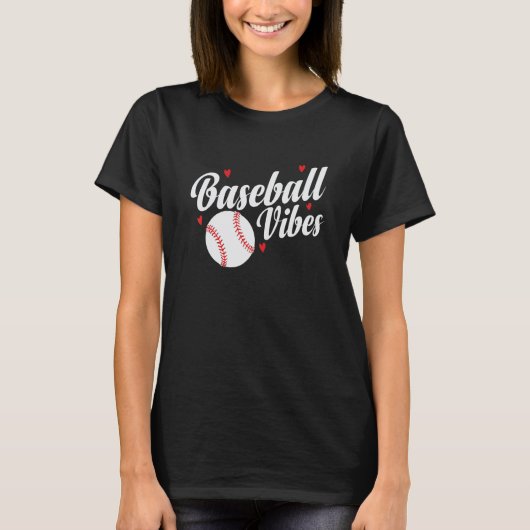 野球ビーズチームボールスポーツファン Tシャツ (正面)