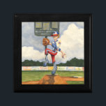 野球ピッチャーオンマウンドby Jay Throckmorton ギフトボックス<br><div class="desc">カーブボールかスライダーか？それが何であれジェイ来スクロックモートンによるこの素晴らしい作品であなたに正しい。野球投手がマウンドを指揮し、巻き上げてプレートに投球する。これ与えは贈り物かつるらあなたの壁と楽しむアメリカの娯楽の！</div>