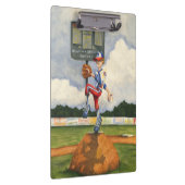 野球ピッチャーオンマウンドby Jay Throckmorton クリップボード (右)