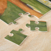 野球ピッチャーオンマウンドby Jay Throckmorton ジグソーパズル (側面)