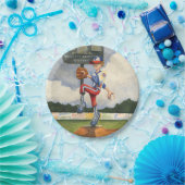 野球ピッチャーオンマウンドby Jay Throckmorton ペーパープレート (パーティー)