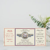 野球ファミリー懇親会パス 招待状 (スタンド正面)