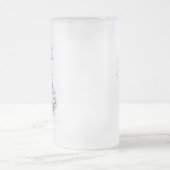 野球ファンの花嫁 フロストグラスビールジョッキ (中央)