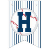 野球ファンの誕生会の旗 バンティングフラッグ (第2の旗)