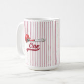 野球ファンコーヒーマグ1個 コーヒーマグカップ (正面左)