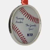 野球ファンタスティック_オートグラフ – スタイルメダリオン メタルオーナメント (右)
