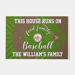 野球ファン ドアマット