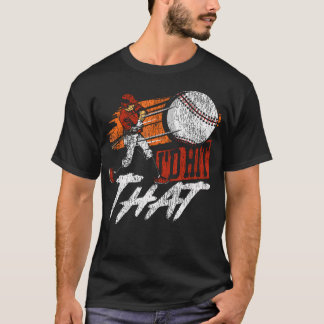 野球ファン バッター ビンテージ風 私なら打つ Tシャツ