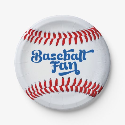 野球ファン ペーパープレート (正面)