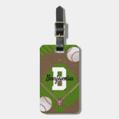 野球ファン ラゲッジタグ (正面縦)