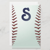 野球ファン 便箋 (正面/裏面)