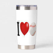 野球ファン 保温保冷タンブラー (背面)