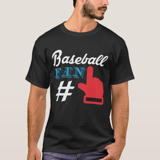 野球ファンTシャツ Tシャツ (正面)