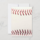 野球ファースト誕生日 招待状 (裏面)