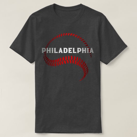 野球フィラデルフィア Tシャツ (デザイン正面)