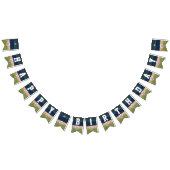 野球フィールドチームナンバースポーツハッピーバースデー バンティングフラッグ (全)