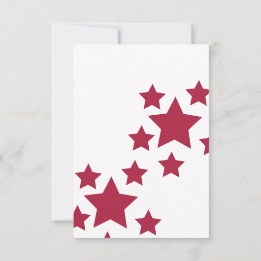 野球フィールド誕生日スターズエイジ誕生日 招待状 (裏面)