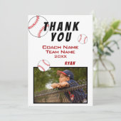 野球フォトサンキューコーチカード サンキューカード (スタンド正面)