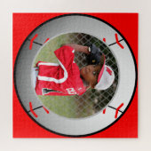 野球フォトスポーツイライラ ジグソーパズル (横)