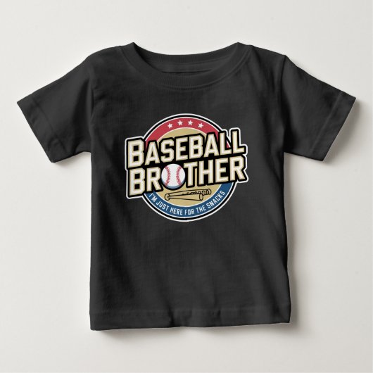 野球ブラザースナックスクワッド ベビーTシャツ (正面)