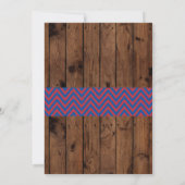 野球ブルーウッドボーイベビーシャワースポーツ招待状 招待状 (裏面)