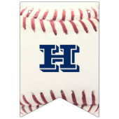 野球ブルーカスタムバナー バンティングフラッグ (第2の旗)