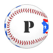 野球プエルトリコアイランドボカスタマイズール 野球ボール (正面左)