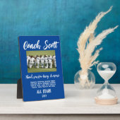 野球ベストコーチ賞 フォトプラーク (側面)