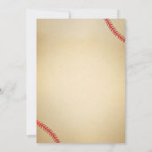 野球ベビーシャワー招待状-リトルスラッガー 招待状 (裏面)