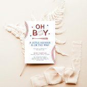 野球ベビーシャワー招待状 |男の子の赤ちゃんシャワー 招待状