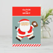 野球ホリデークリスマスカード シーズンカード (スタンド正面)