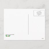 野球ホリデーデザインメリークリスマス シーズンポストカード (裏面)