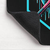 野球ホームプレートドリップボーイズ野球こうもり マウスパッド (コーナー)