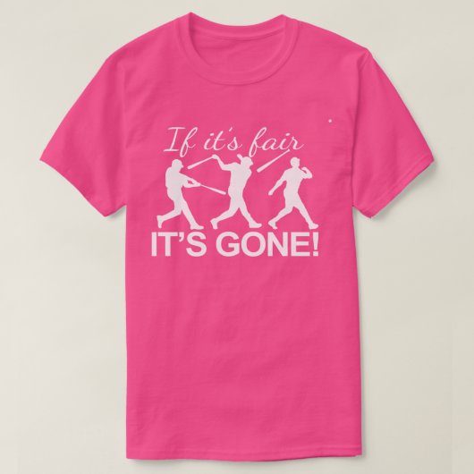 野球ホーム走もしその公正その去ったディンガー1 Tシャツ (デザイン正面)