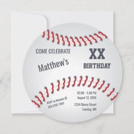 野球ホーム走ス怠け者誕生会 招待状