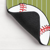 野球ボパーソナライズされたール マウスパッド (コーナー)