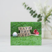 野球ボールとこうもりを緑に保存 ポストカード (スタンド正面)