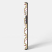 野球ボールのパターン iPhoneケース (左側面)