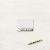 野球ボールコーチまたは先生-モダンスケッチ ポストイット (デスク上)