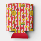 野球ボールパークバーガーホットドッグBBQグリルパーティー 缶クーラー (裏面)