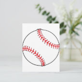 野球ボール招待状 招待状 (スタンド正面)